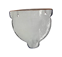 Thumbnail for Mexican Talavera Wall Planter Pot - Hand Painted Wall Planter Dark Blue Trim