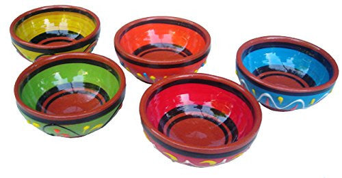 Terracotta mini-bowl set of 5 - from Cactus Canyon Ceramics