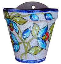 Thumbnail for Wall pot hand painted in Spain - Blue Corazon