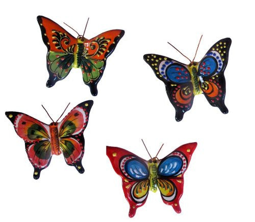 Ceramic butterflies - hand painted in Spain from Cactus Canyon Ceramics