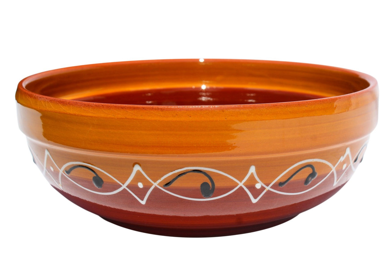 Spanish Sunset Deep Serving Dish - Hand Painted From Spain