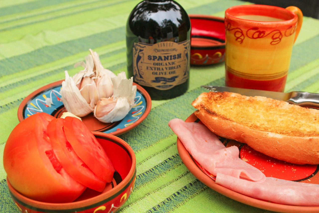 Terracotta Red - Festive Set - Hand Painted From Spain