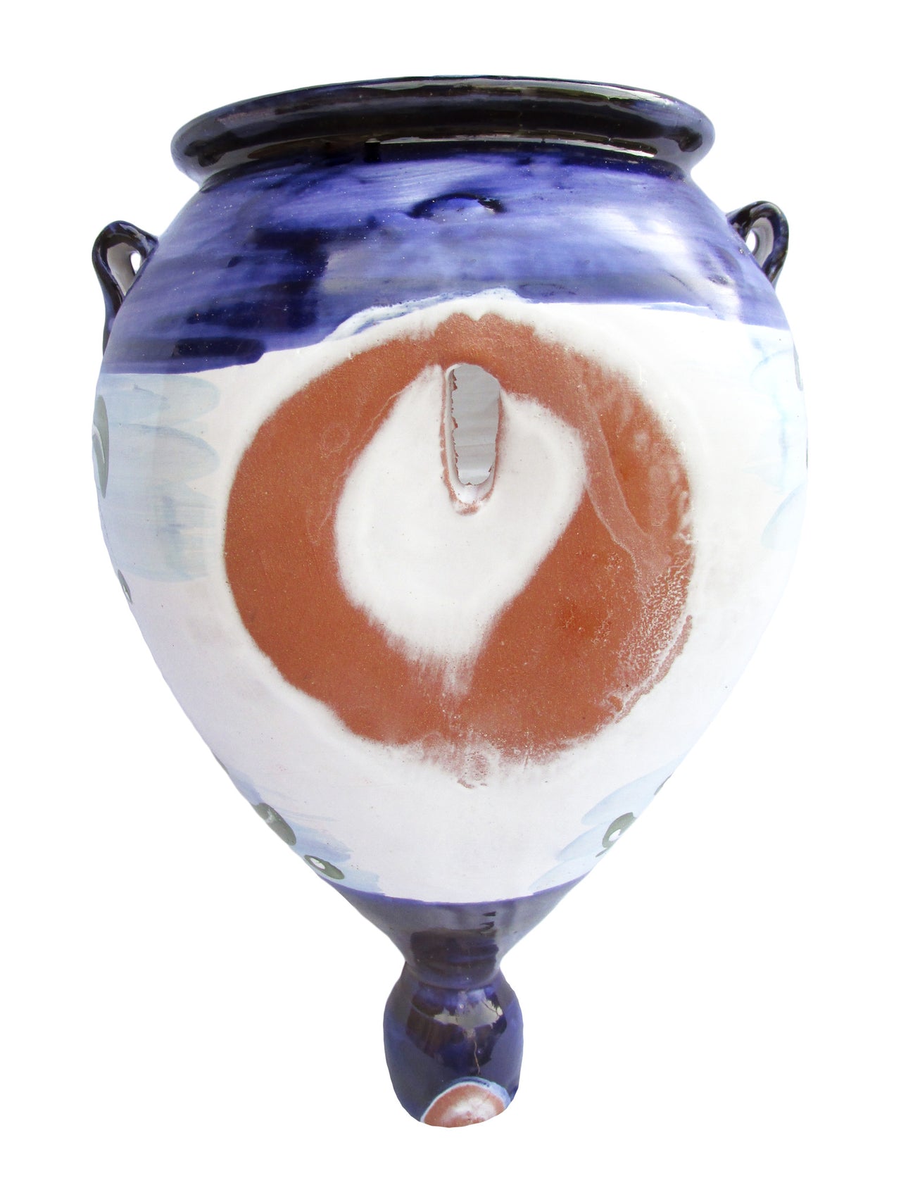 Wall Planter - Spanish Orza (Sky) - Hand Painted in Spain