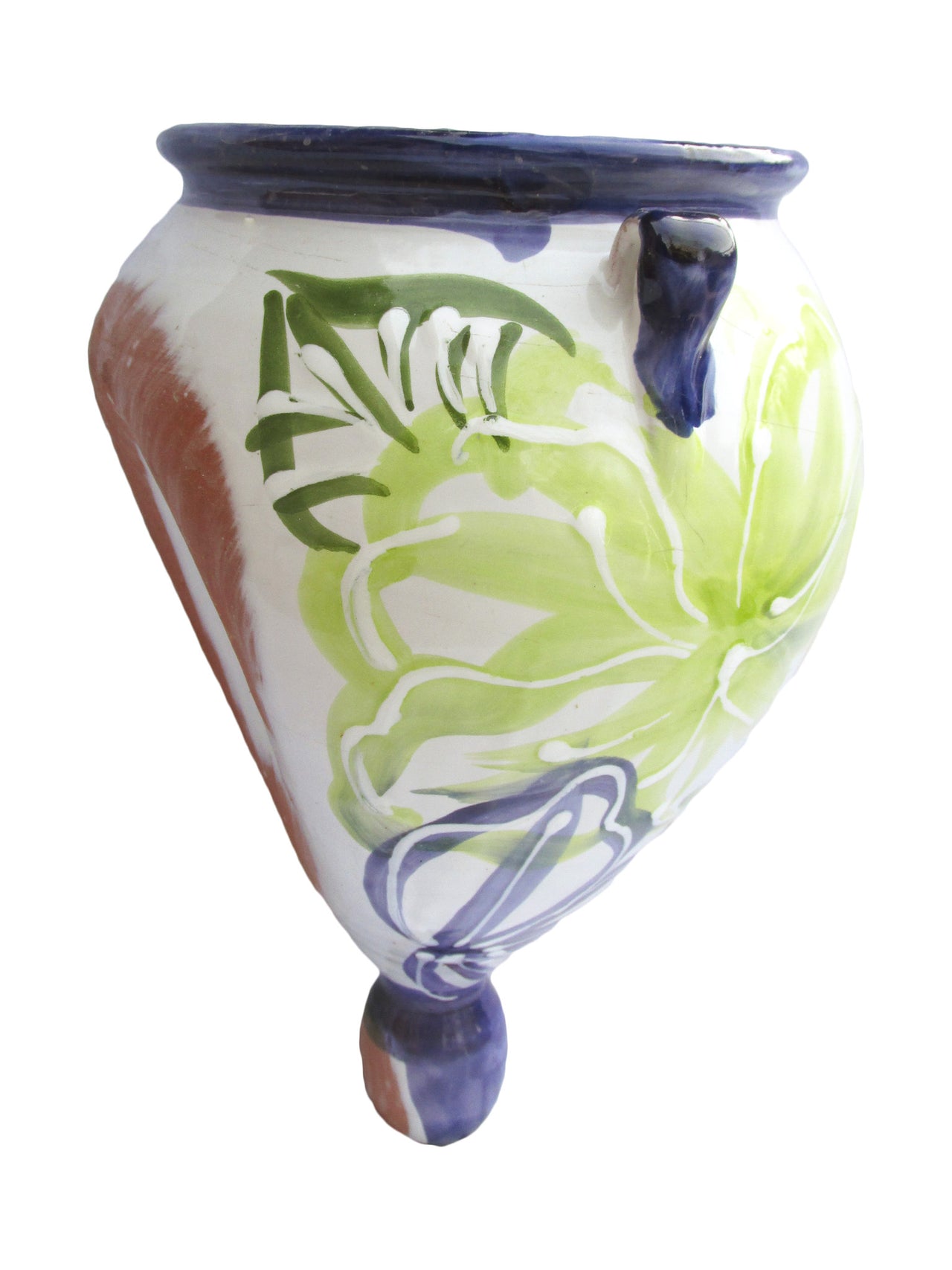 Wall Planter - Spanish Orza (Flor) - Hand Painted in Spain