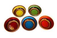 Thumbnail for Terracotta Green, Deep Serving Dish - Hand Painted From Spain