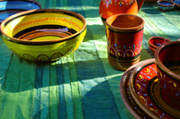 Thumbnail for Terracotta Green, Deep Serving Dish - Hand Painted From Spain