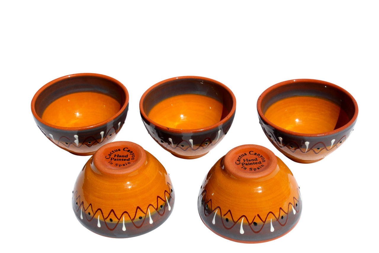 Sevilla Salsa Bowl Set of 5 - Hand Painted From Spain