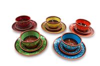 Thumbnail for Terracotta Tapa Plates Set of 5 - Hand Painted From Spain