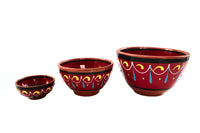 Thumbnail for Terracotta Salsa Bowl Set of 5 - Hand Painted From Spain