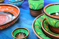 Thumbnail for Terracotta Small Dinner Plates Set of 5 (European Size) - Hand Painted From Spain