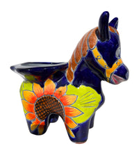 Thumbnail for Mexican Talavera Donkey Planter – Hand-Painted Ceramic Burro Pot for Garden, Patio & Home Decor