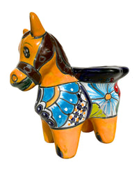 Thumbnail for Mexican Talavera Donkey Planter – Hand-Painted Ceramic Burro Pot for Garden, Patio & Home Decor