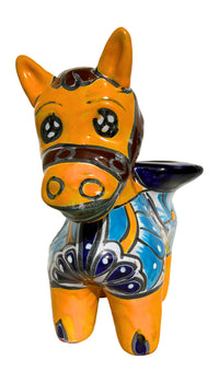 Thumbnail for Mexican Talavera Donkey Planter – Hand-Painted Ceramic Burro Pot for Garden, Patio & Home Decor