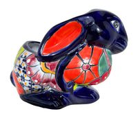 Thumbnail for Mexican Talavera Rabbit Planter – Hand-Painted Ceramic Bunny Pot for Garden, Patio & Home Decor