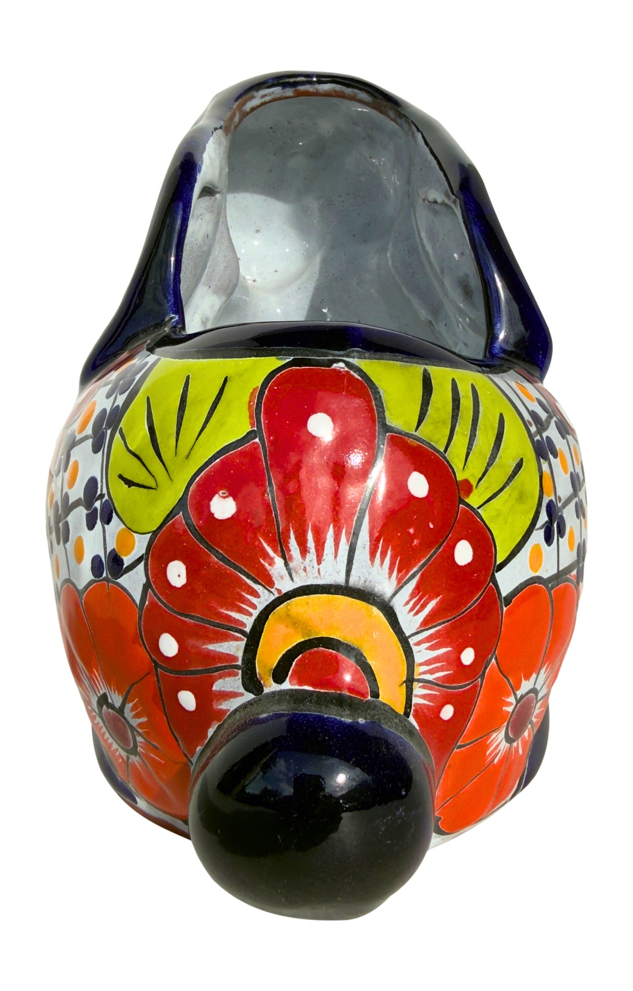 Mexican Talavera Rabbit Planter – Hand-Painted Ceramic Bunny Pot for Garden, Patio & Home Decor