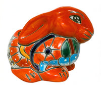 Thumbnail for Mexican Talavera Rabbit Planter – Hand-Painted Ceramic Bunny Pot for Garden, Patio & Home Decor