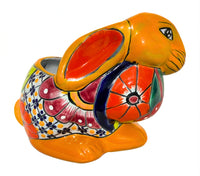 Thumbnail for Mexican Talavera Rabbit Planter – Hand-Painted Ceramic Bunny Pot for Garden, Patio & Home Decor