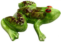 Thumbnail for Miss Pond Frog- traditional green ceramic frog from Spain