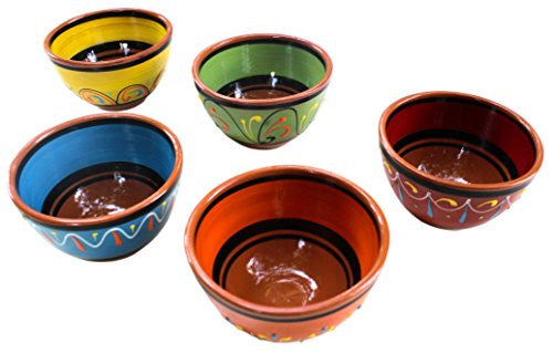 Terracotta breakfast bowls - hand painted in Spain from Cactus Canyon Ceramics