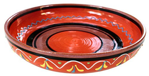 Terracotta Orange, Serving Dish - Hand Painted From Spain