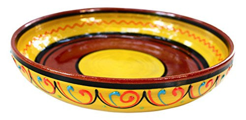 Terracotta serving dish - yellow - from Cactus Canyon Ceramics