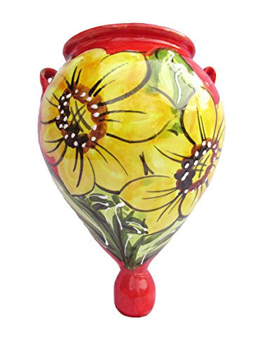 Sunflower Orza - hand painted in Spain