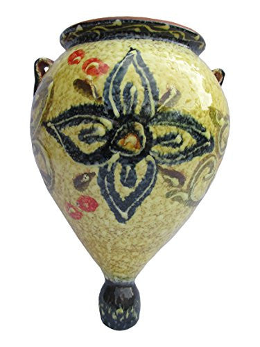 Spanish orza wall pot - Honey design from Cactus Canyon Ceramics