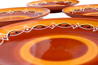 Thumbnail for Spanish Sunset Small Dinner Plates Set of 5 (European Size) - Hand Painted From Spain