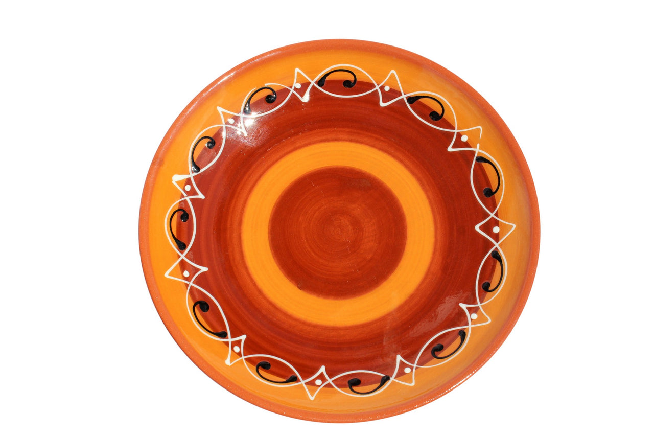 Spanish Sunset Small Dinner Plates Set of 5 (European Size) - Hand Painted From Spain