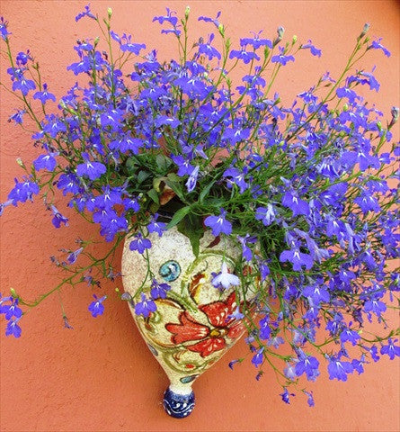 Wall Planter - Spanish Orza (Blue Treasure) - Hand Painted in Spain