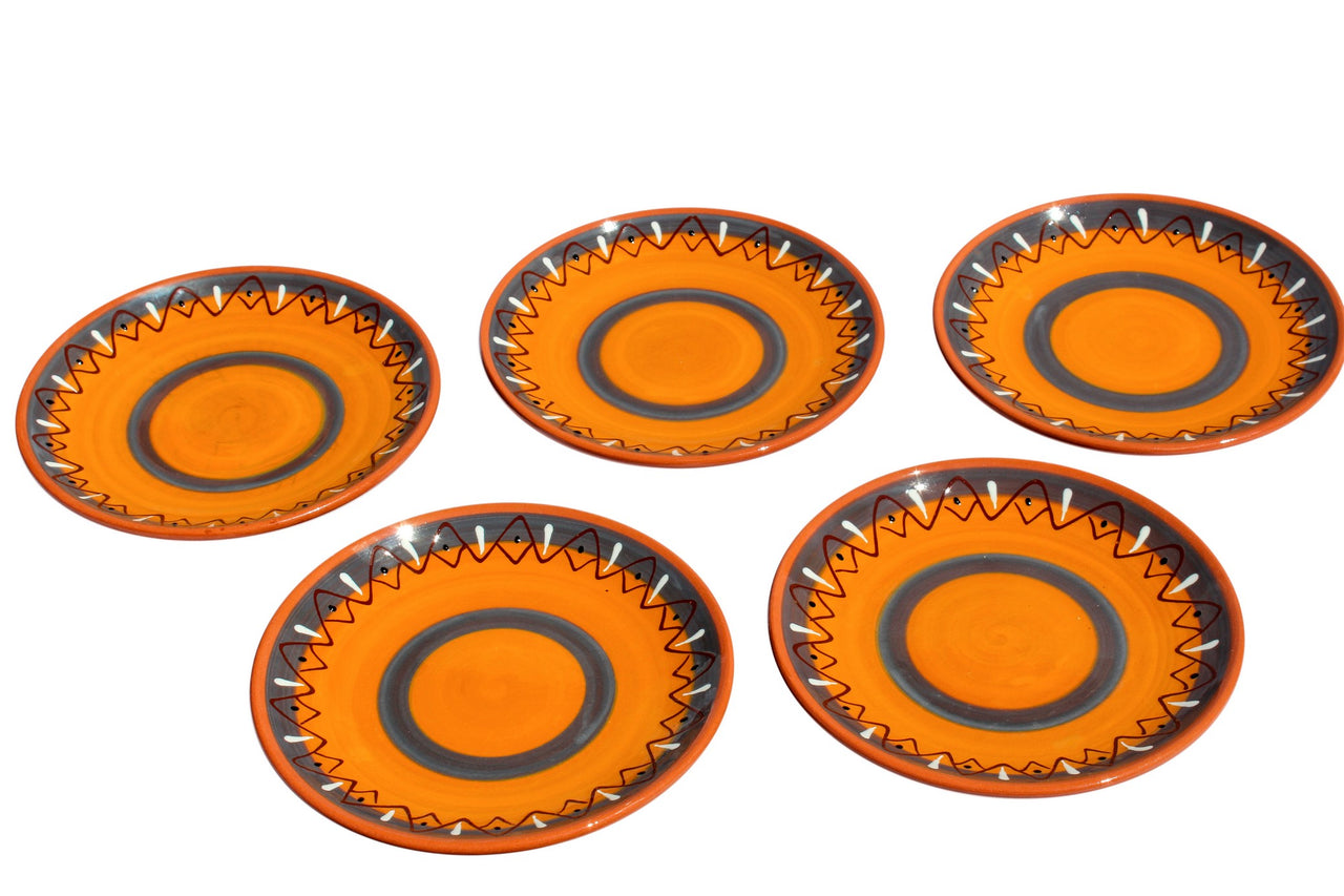 Sevilla Salad Plates, Set of 5 - Hand Painted From Spain