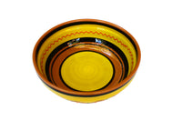 Thumbnail for Terracotta Yellow, Deep Serving Dish - Hand Painted From Spain