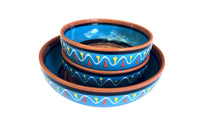 Thumbnail for Terracotta Blue - Festive Set - Hand Painted From Spain
