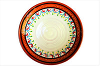 Thumbnail for Terracotta White, Small Dinner Plates Set of 5 (European Size) - Hand Painted From Spain