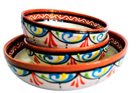Thumbnail for Terracotta White - Festive Dipping Set - Hand Painted From Spain