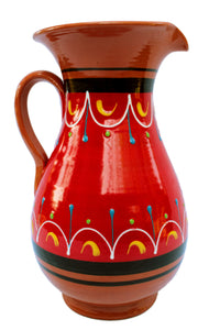 Thumbnail for Terracotta Red, 2 Quart Pitcher - Hand Painted From Spain