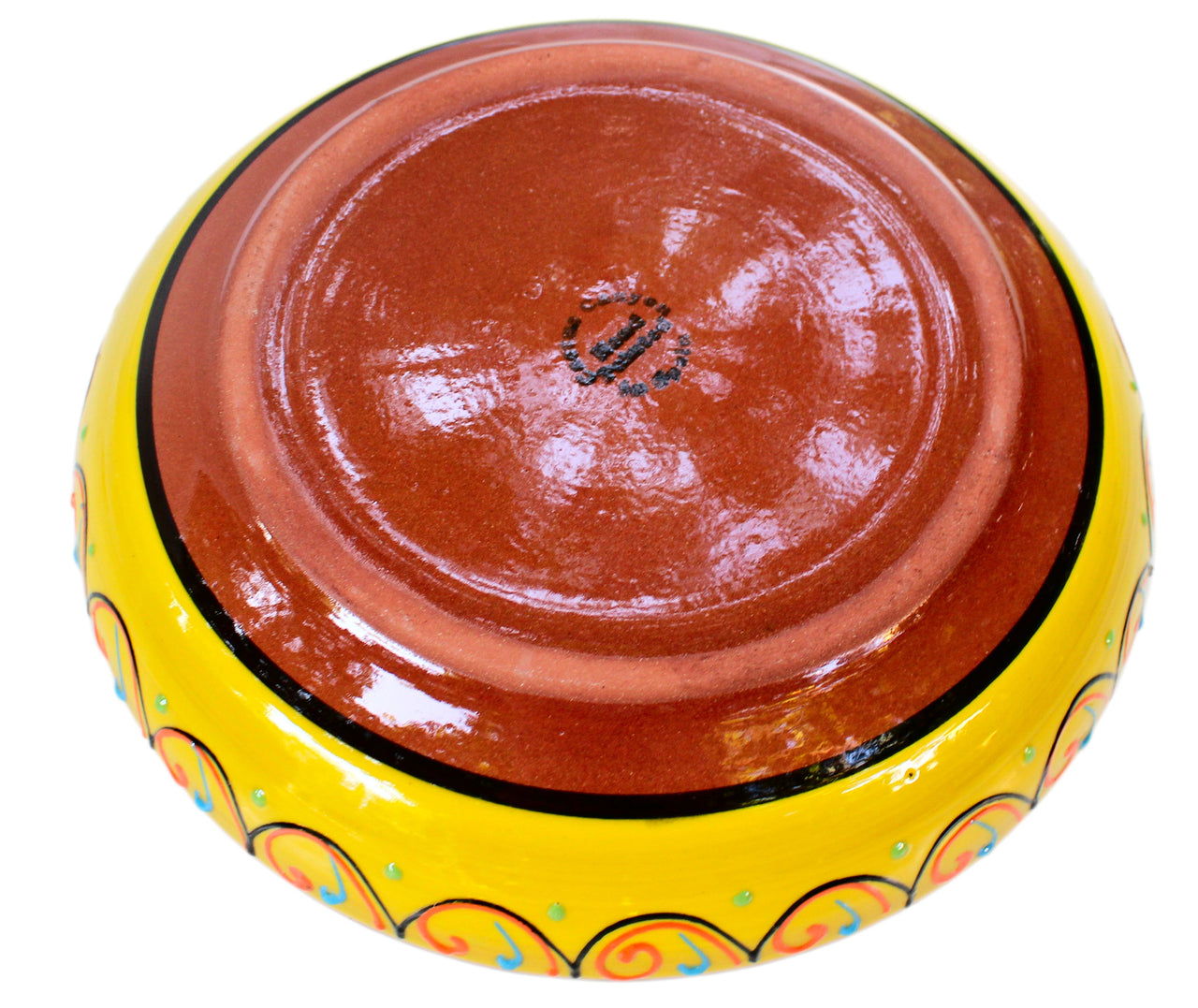 Terracotta Yellow, Serving Dish - Hand Painted From Spain