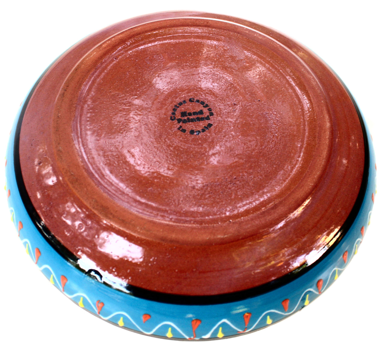 Terracotta Blue, Serving Dish - Hand Painted From Spain