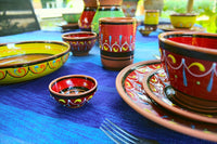 Thumbnail for Terracotta Salad Plates, Set of 5 - Hand Painted From Spain